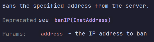 Deprecated Alternative