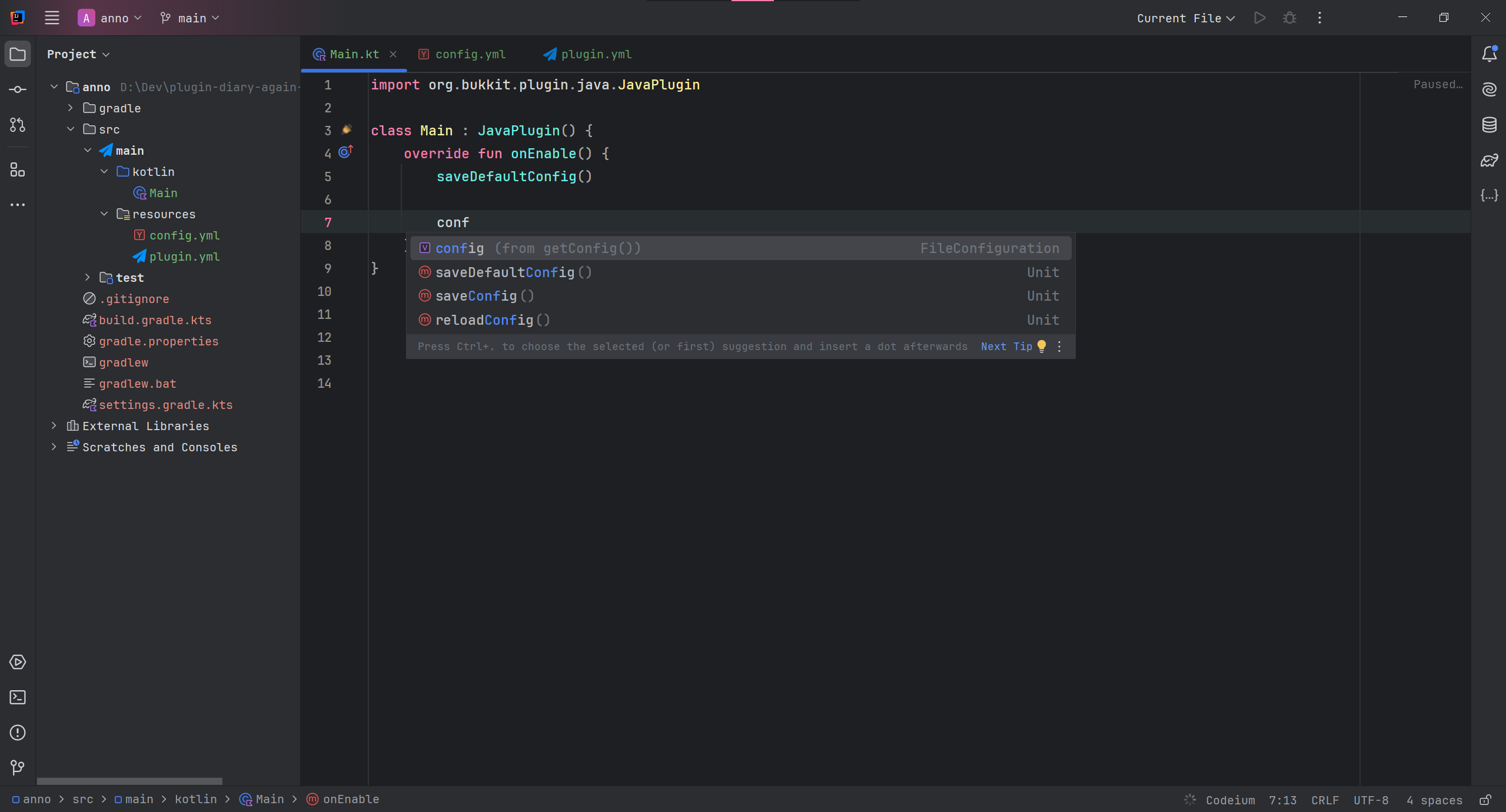 IDEA Kotlin Synthetic Properties