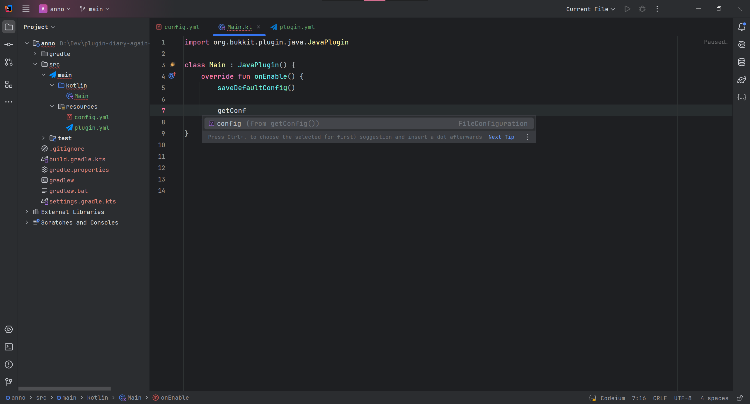 IDEA Kotlin Synthetic Properties